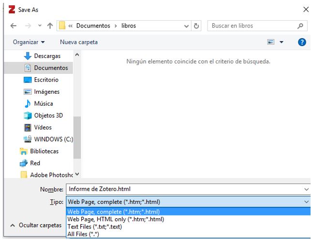 Elegir el formato del informe de Zotfile por la extracción del subrayado / resaltado PDF -Zotero